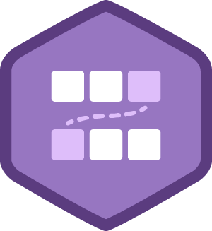 CSS Badge Flexbox Layout Stage 2